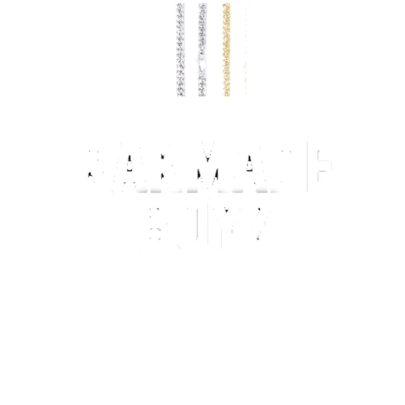 Custom Letters Baguette Two Layer Necklace made by The GUU Shop