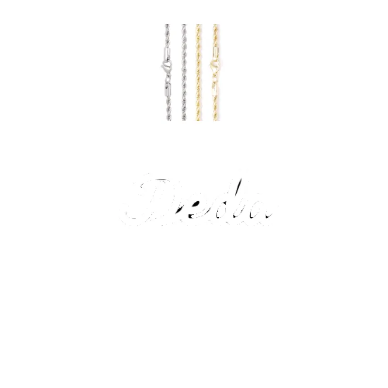 Script Custom Letter Necklace sold by The GUU Shop