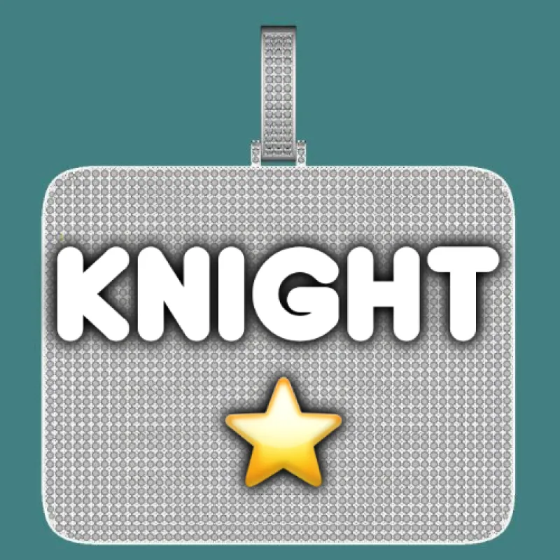 CUSTOM LETTER NECKLACE 3D BIG SQUARE sold by The GUU Shop