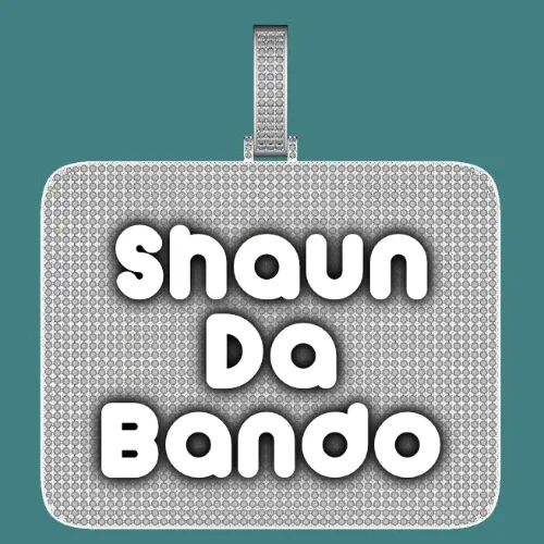 CUSTOM LETTER NECKLACE 3D BIG SQUARE sold by The GUU Shop