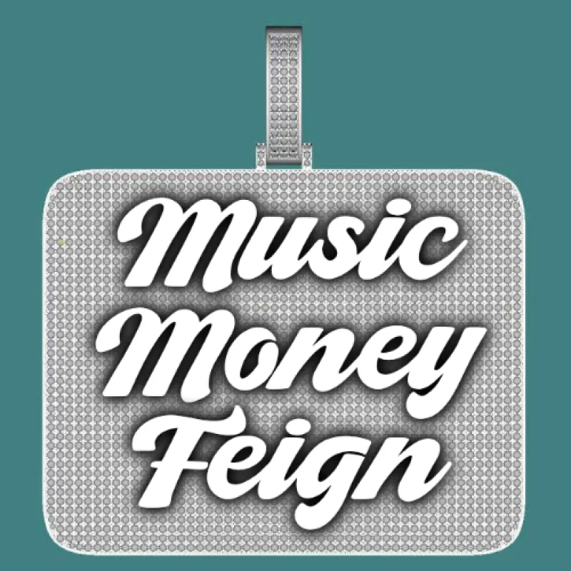 CUSTOM LETTER NECKLACE 3D BIG SQUARE sold by The GUU Shop