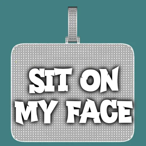 CUSTOM LETTER NECKLACE 3D BIG SQUARE sold by The GUU Shop