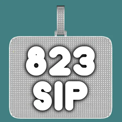 CUSTOM LETTER NECKLACE 3D BIG SQUARE sold by The GUU Shop