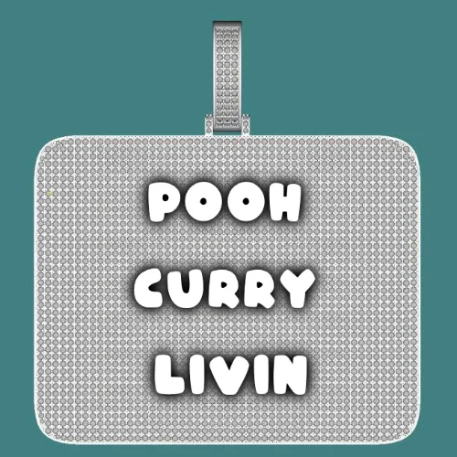 CUSTOM LETTER NECKLACE 3D BIG SQUARE sold by The GUU Shop