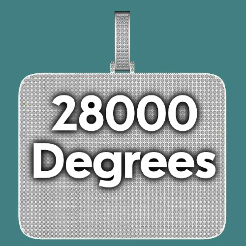 CUSTOM LETTER NECKLACE 3D BIG SQUARE sold by The GUU Shop