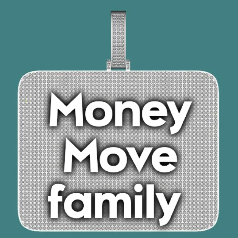 CUSTOM LETTER NECKLACE 3D BIG SQUARE sold by The GUU Shop