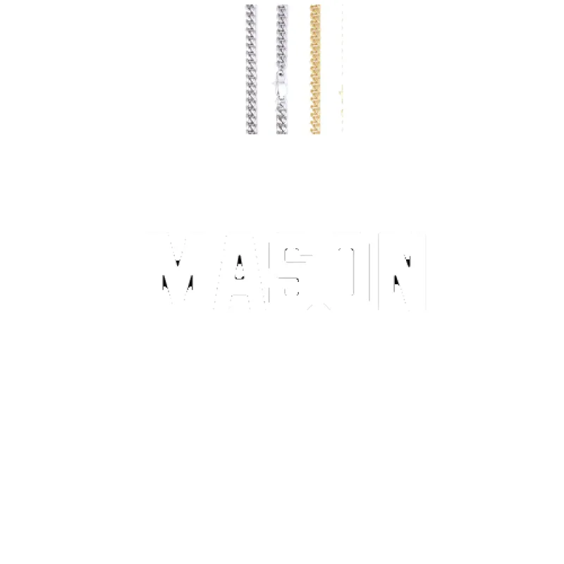 Custom Letters Baguette Two Layer Necklace sold by The GUU Shop