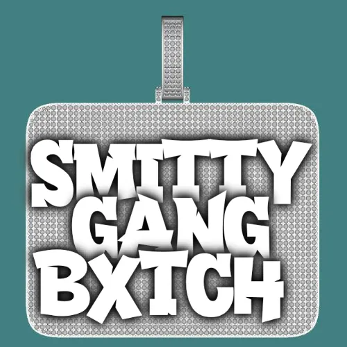 CUSTOM LETTER NECKLACE 3D BIG SQUARE sold by The GUU Shop