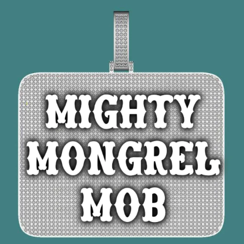 CUSTOM LETTER NECKLACE 3D BIG SQUARE sold by The GUU Shop