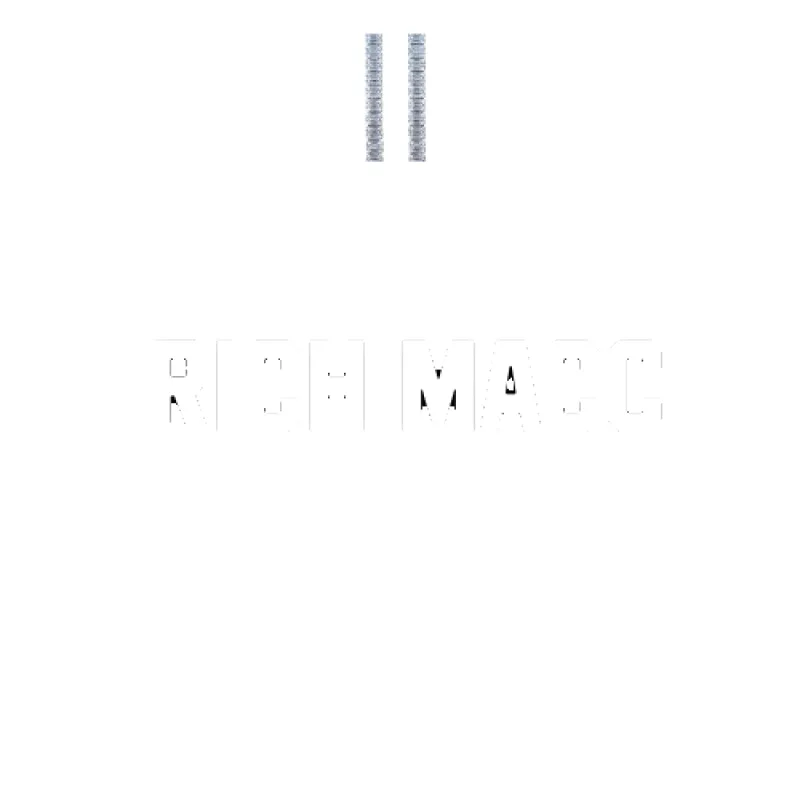 Custom Letters Baguette Two Layer Necklace made by The GUU Shop