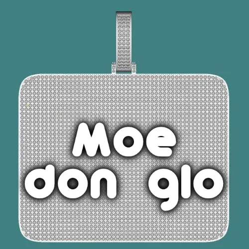 CUSTOM LETTER NECKLACE 3D BIG SQUARE sold by The GUU Shop