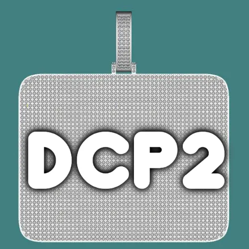 CUSTOM LETTER NECKLACE 3D BIG SQUARE sold by The GUU Shop