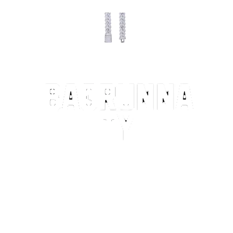 Custom Letters Baguette Two Layer Necklace made by The GUU Shop