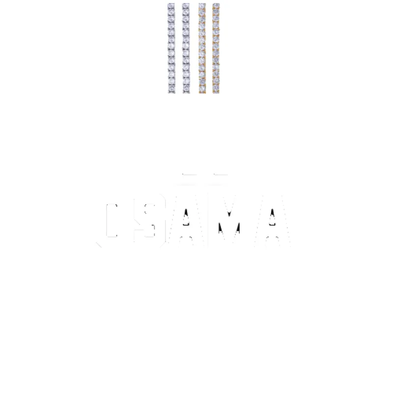 Custom Letters Baguette Two Layer Necklace made by The GUU Shop