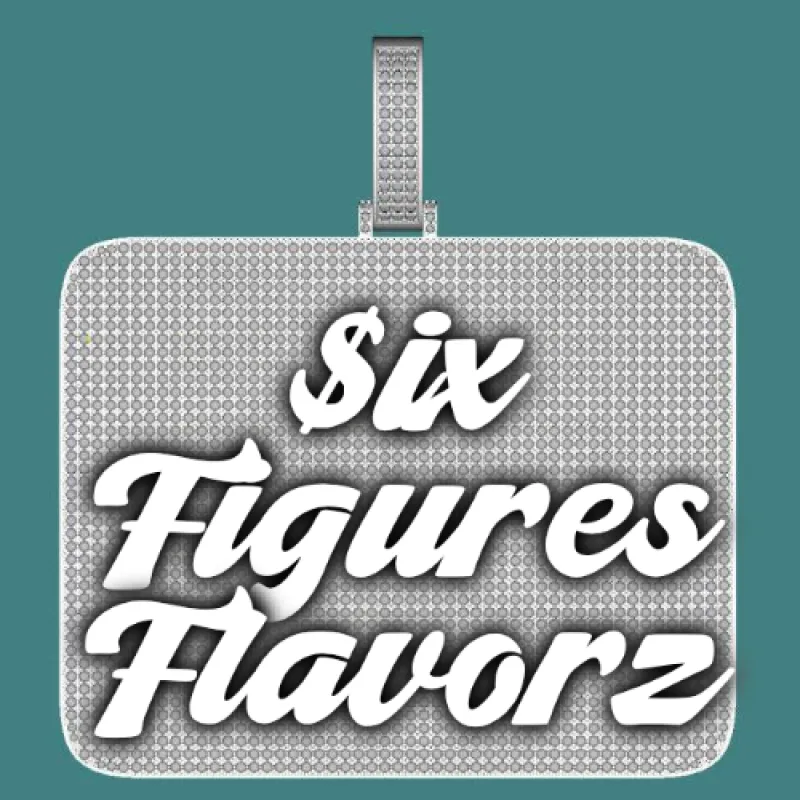 CUSTOM LETTER NECKLACE 3D BIG SQUARE sold by The GUU Shop