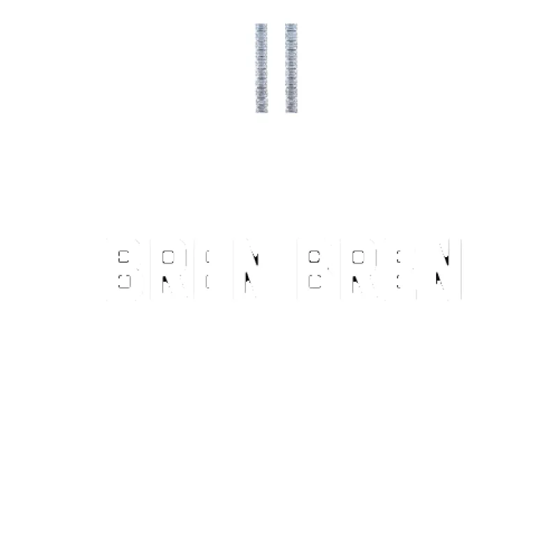 Custom Letters Baguette Two Layer Necklace made by The GUU Shop