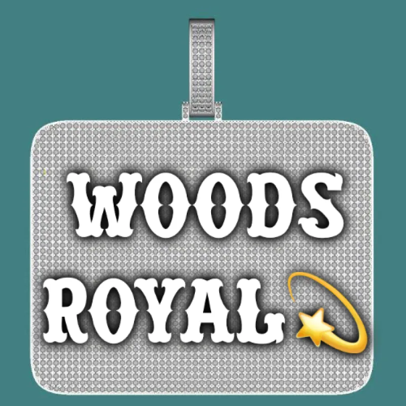 CUSTOM LETTER NECKLACE 3D BIG SQUARE sold by The GUU Shop