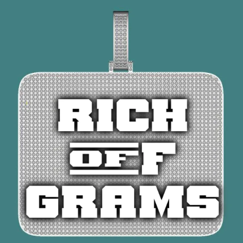 CUSTOM LETTER NECKLACE 3D BIG SQUARE sold by The GUU Shop