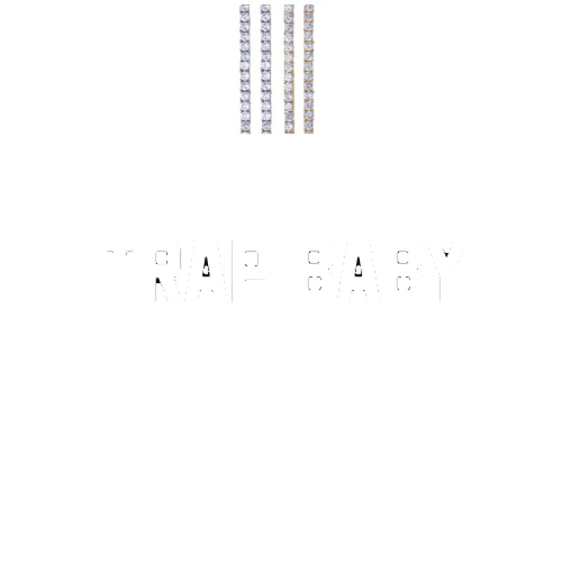 Custom Letters Baguette Two Layer Necklace made by The GUU Shop