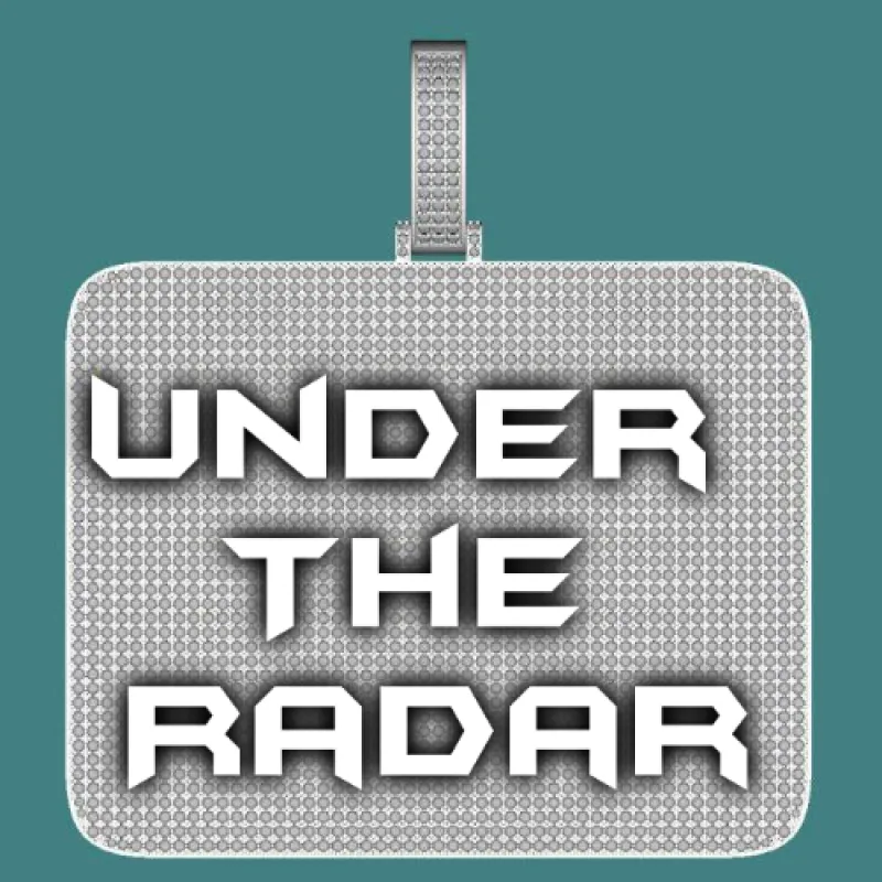 CUSTOM LETTER NECKLACE 3D BIG SQUARE sold by The GUU Shop