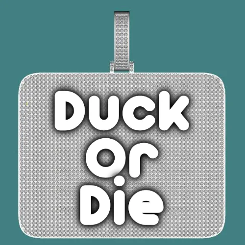 CUSTOM LETTER NECKLACE 3D BIG SQUARE sold by The GUU Shop