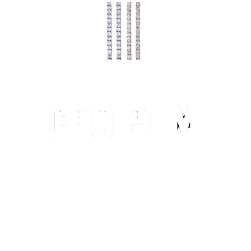 Custom Letters Baguette Two Layer Necklace made by The GUU Shop