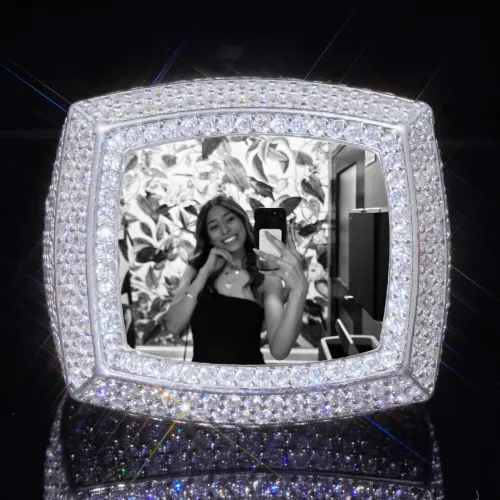 3D CUSTOM PICTURE ICED RING sold by The GUU Shop