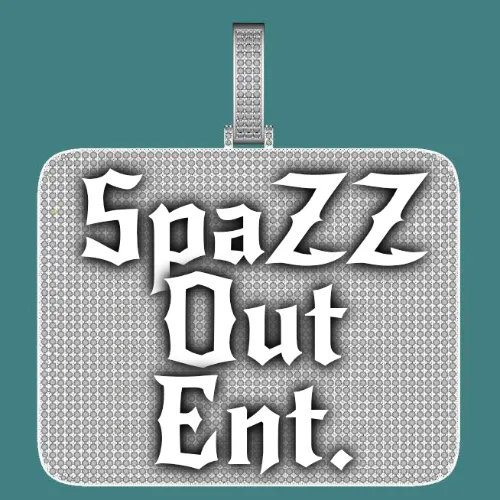 CUSTOM LETTER NECKLACE 3D BIG SQUARE sold by The GUU Shop