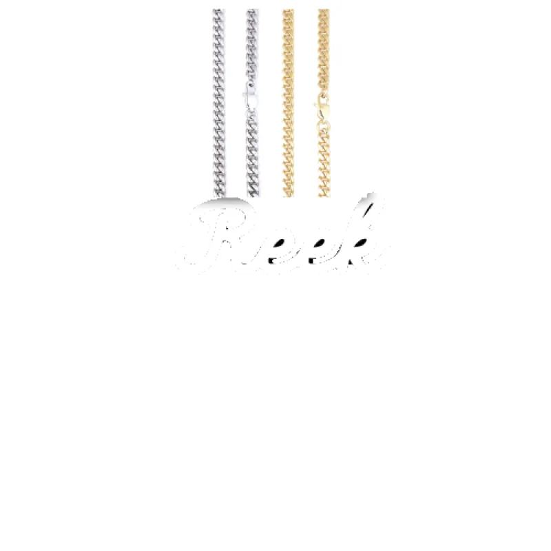 Script Custom Letter Necklace sold by The GUU Shop