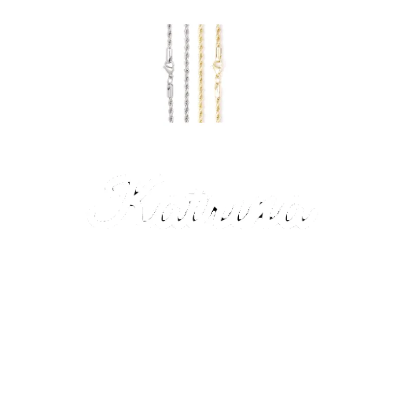 Script Custom Letter Necklace sold by The GUU Shop