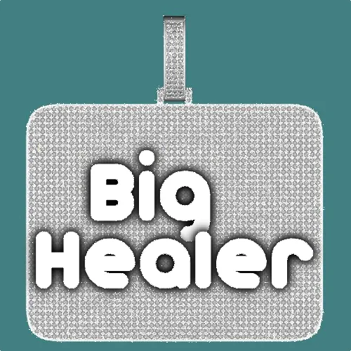 CUSTOM LETTER NECKLACE 3D BIG SQUARE sold by The GUU Shop