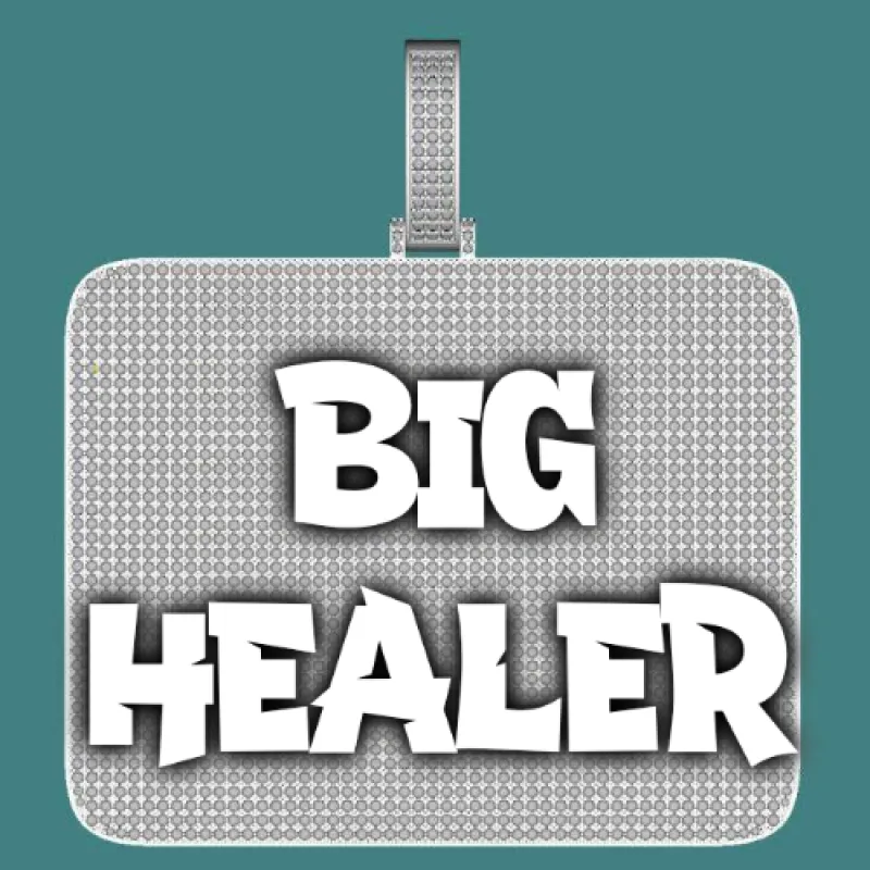 CUSTOM LETTER NECKLACE 3D BIG SQUARE sold by The GUU Shop