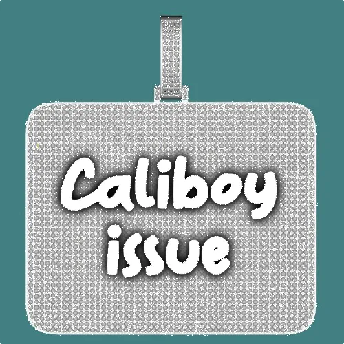 CUSTOM LETTER NECKLACE 3D BIG SQUARE sold by The GUU Shop