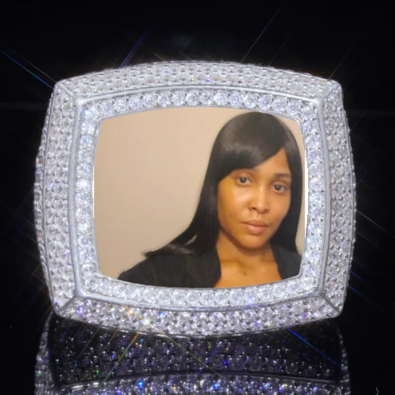 3D CUSTOM PICTURE ICED RING sold by The GUU Shop