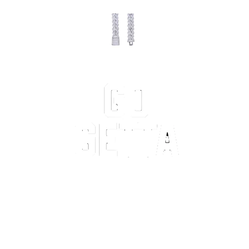 Custom Letters Baguette Two Layer Necklace made by The GUU Shop