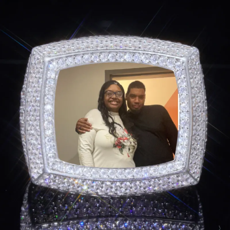 3D CUSTOM PICTURE ICED RING made by The GUU Shop