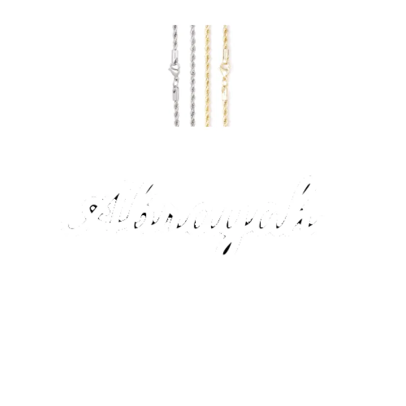 Script Custom Letter Necklace sold by The GUU Shop