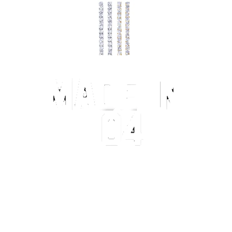 Custom Letters Baguette Two Layer Necklace made by The GUU Shop