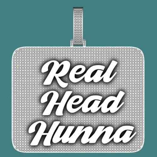 CUSTOM LETTER NECKLACE 3D BIG SQUARE sold by The GUU Shop