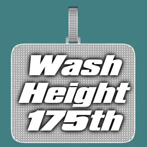 CUSTOM LETTER NECKLACE 3D BIG SQUARE sold by The GUU Shop