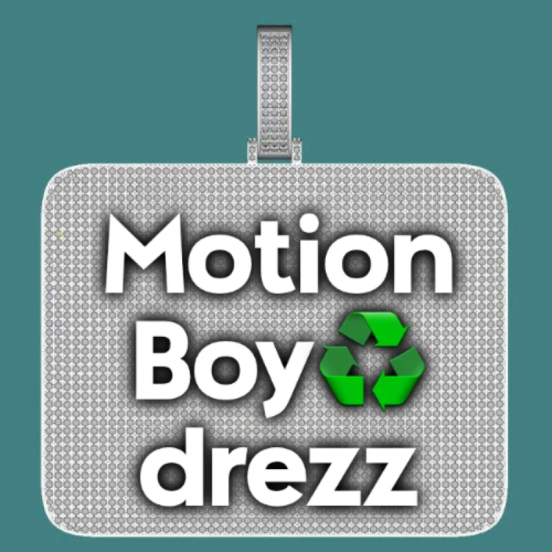 CUSTOM LETTER NECKLACE 3D BIG SQUARE sold by The GUU Shop