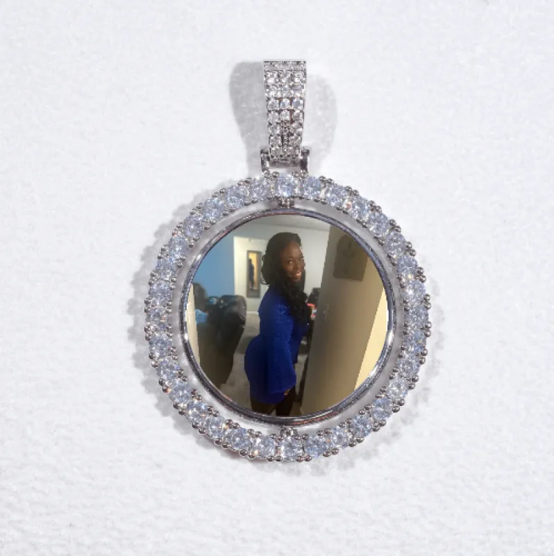 3D Spinning 2-Faced Custom Picture Pendant sold by The GUU Shop