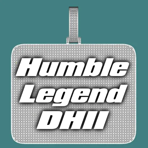 CUSTOM LETTER NECKLACE 3D BIG SQUARE sold by The GUU Shop