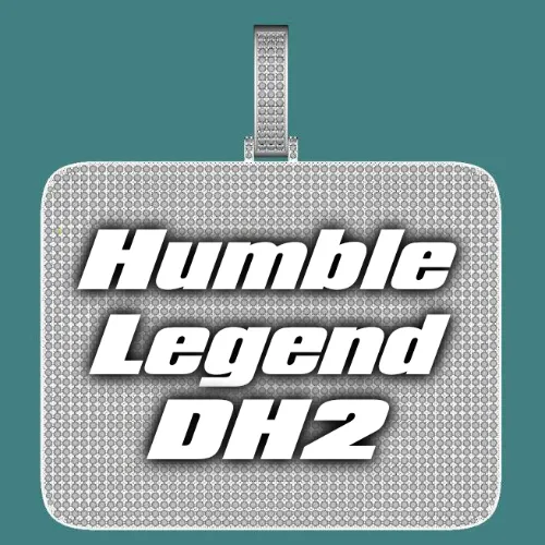 CUSTOM LETTER NECKLACE 3D BIG SQUARE sold by The GUU Shop