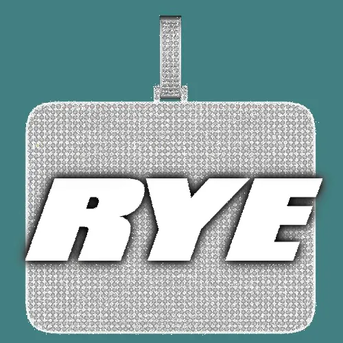 CUSTOM LETTER NECKLACE 3D BIG SQUARE sold by The GUU Shop