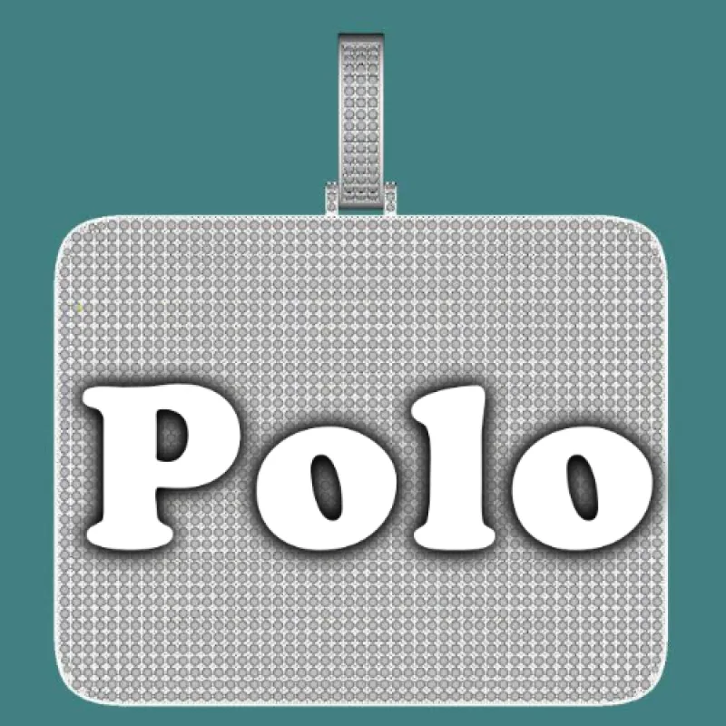 CUSTOM LETTER NECKLACE 3D BIG SQUARE sold by The GUU Shop