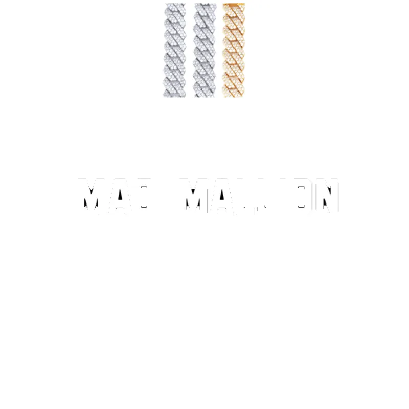 Custom Letters Baguette Two Layer Necklace made by The GUU Shop