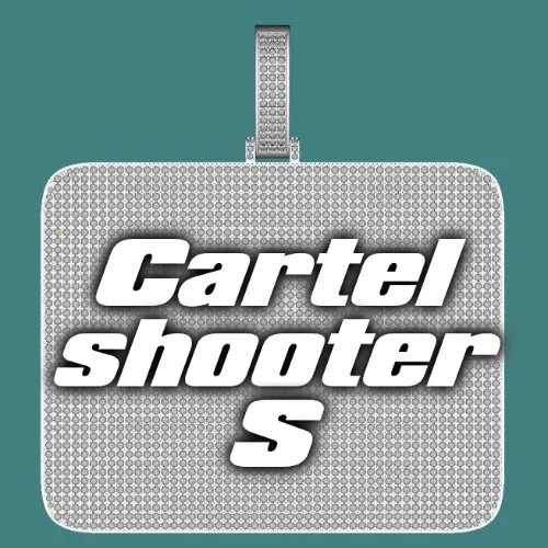 CUSTOM LETTER NECKLACE 3D BIG SQUARE sold by The GUU Shop