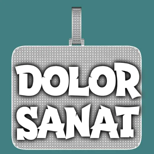 CUSTOM LETTER NECKLACE 3D BIG SQUARE sold by The GUU Shop