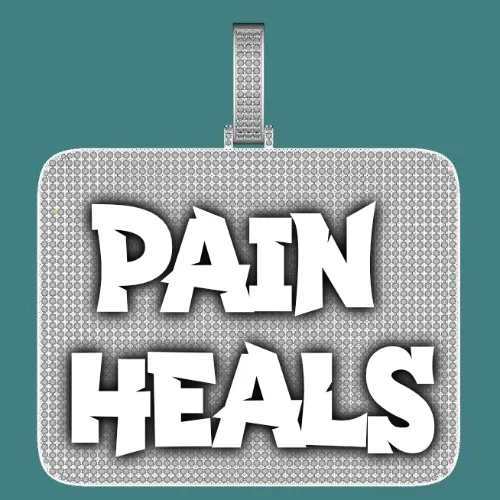 CUSTOM LETTER NECKLACE 3D BIG SQUARE sold by The GUU Shop